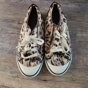 Coach animal print sneakers